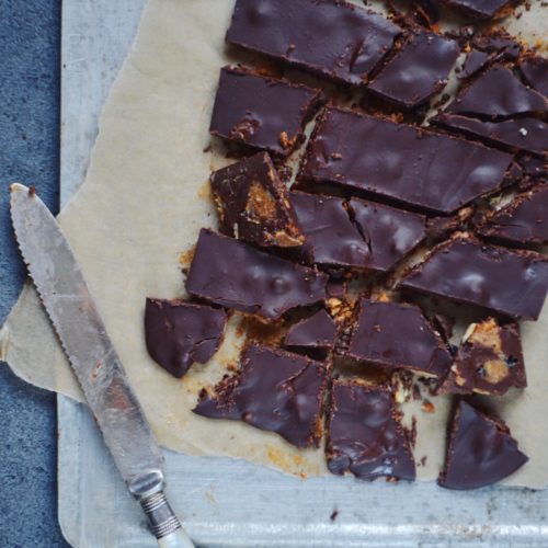 chokobrud pekannødder karamel