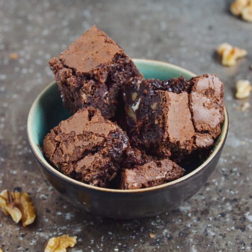 Den perfekte brownie til brunchbordet