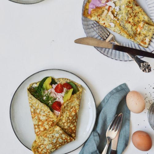 Æggewrap i to versioner - perfekt til morgenmad, frokost og aftensmad