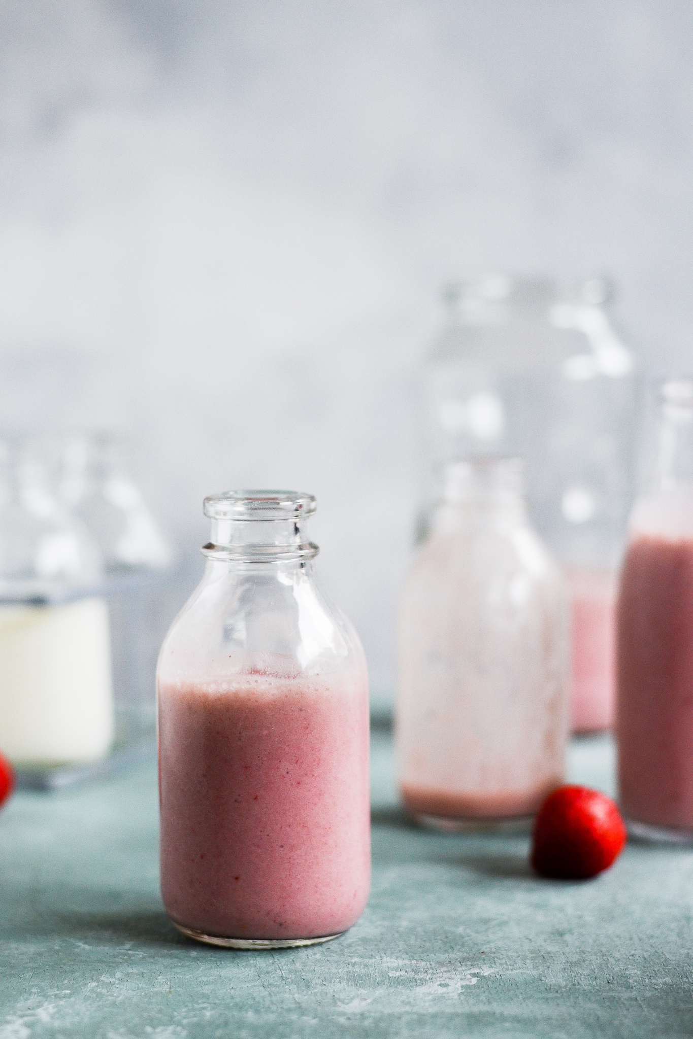 Jordbær milkshake