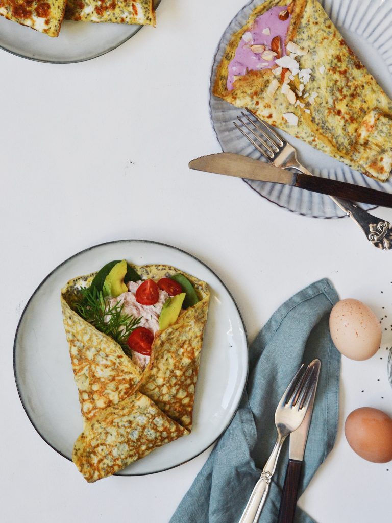 Æggewrap i to versioner - perfekt til morgenmad, frokost og aftensmad